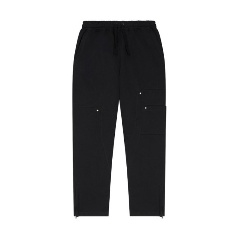 Trapstar Hyperdrive Reinforced Rivet Joggers Hose Herren Schwarz Österreich | MF28-504