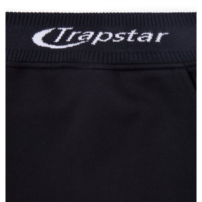 Trapstar Hyperdrive Rib Hoodie Shorts Set Trainingsanzug Herren Schwarz Österreich | YH81-316