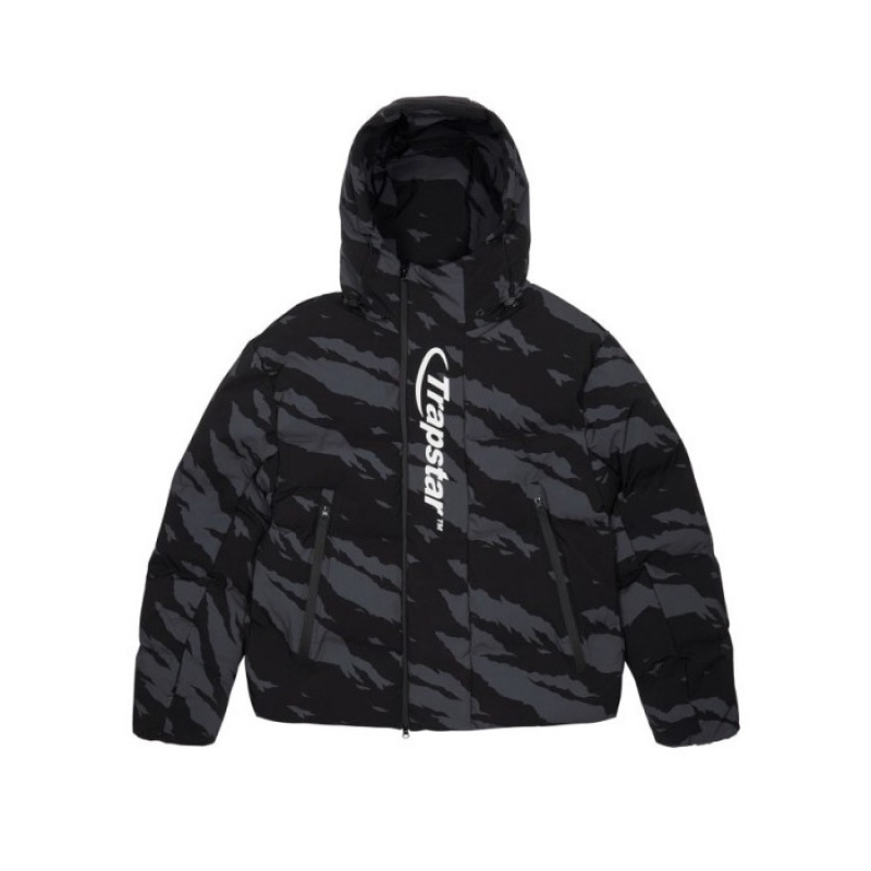 Trapstar Hyperdrive Technical Puffer Oberbekleidung Herren Grau Camouflage Österreich | BE30-437