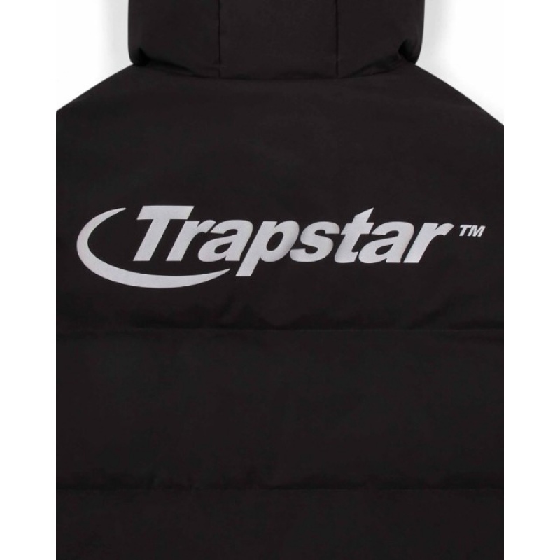 Trapstar Hyperdrive Technical Puffer Oberbekleidung Herren Schwarz Österreich | NP97-449