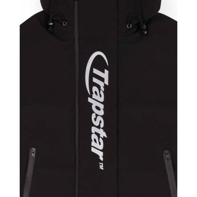 Trapstar Hyperdrive Technical Puffer Oberbekleidung Herren Schwarz Österreich | NP97-449