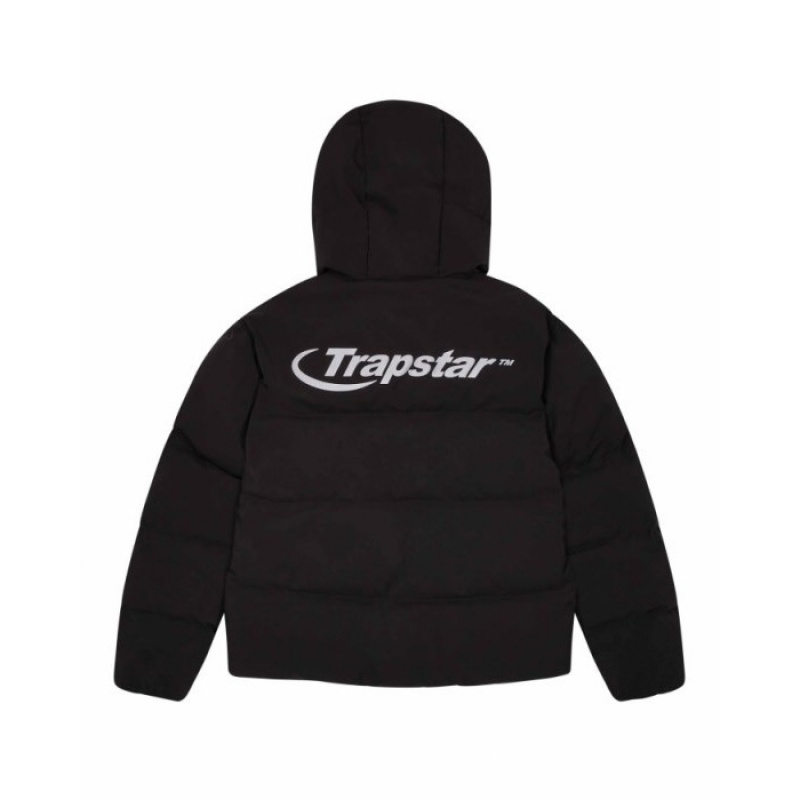 Trapstar Hyperdrive Technical Puffer Oberbekleidung Herren Schwarz Österreich | NP97-449