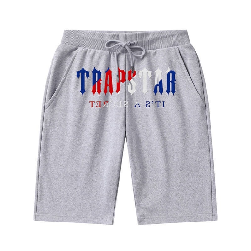 Trapstar Irongate Arch Chenille Kurze Hose Herren Grau Österreich | MF81-831