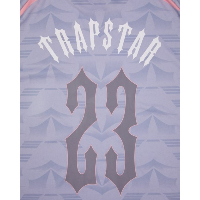 Trapstar Irongate Football Jersey T-shirts Herren Grau Rosa Österreich | MX73-218