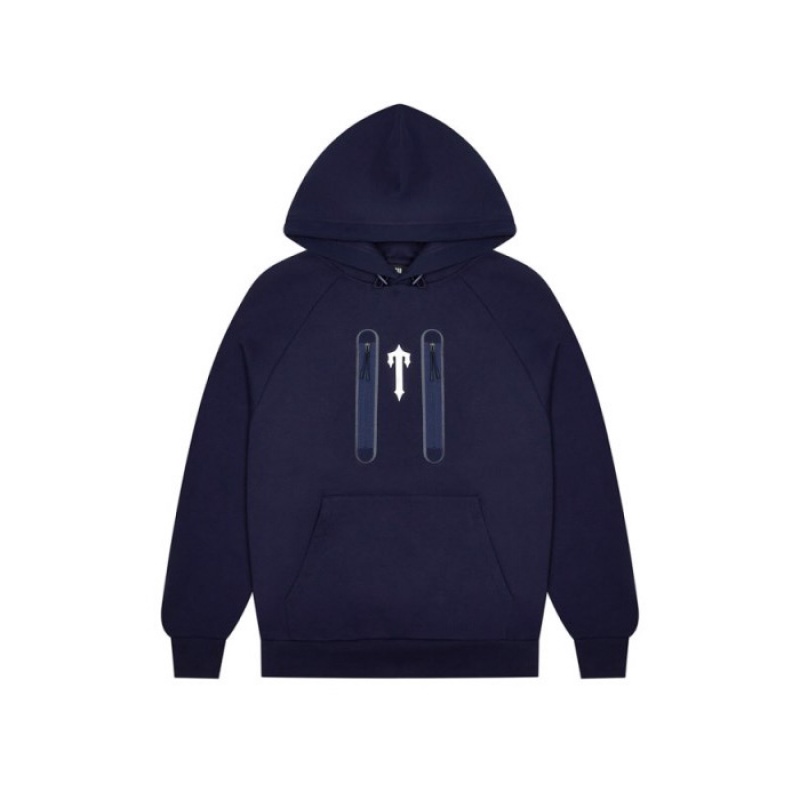 Trapstar Irongate T Trap Fleece Hoodie Herren Navy Österreich | WI63-570