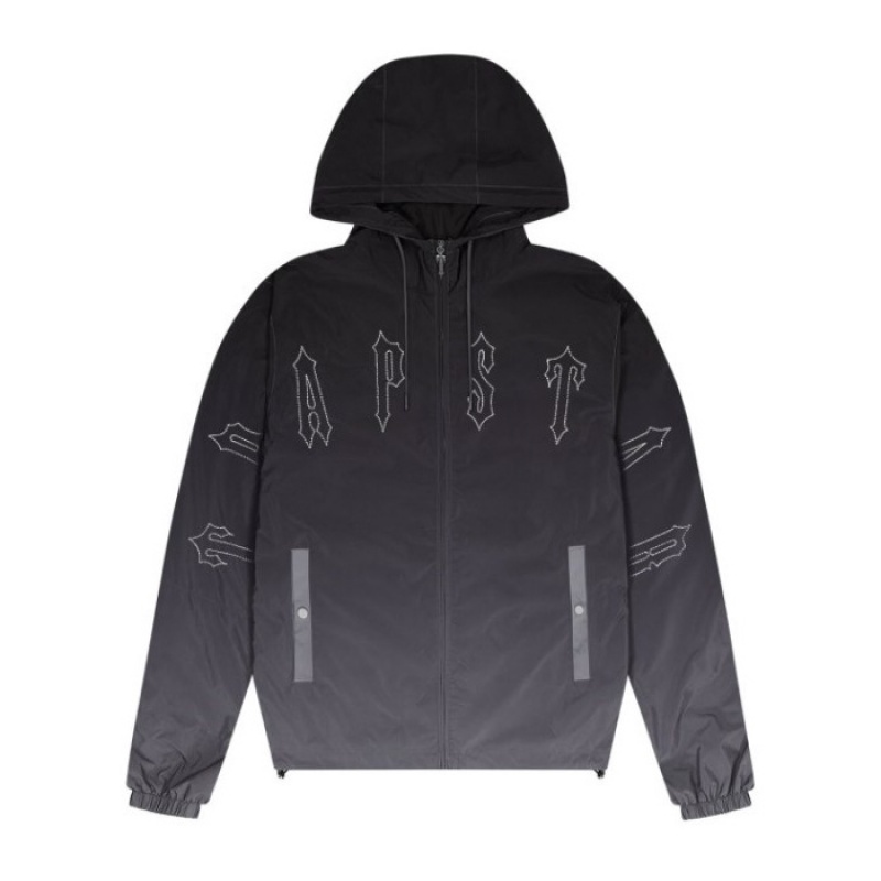 Trapstar Irongate Windbreaker Oberbekleidung Herren Schwarz Österreich | PQ52-706