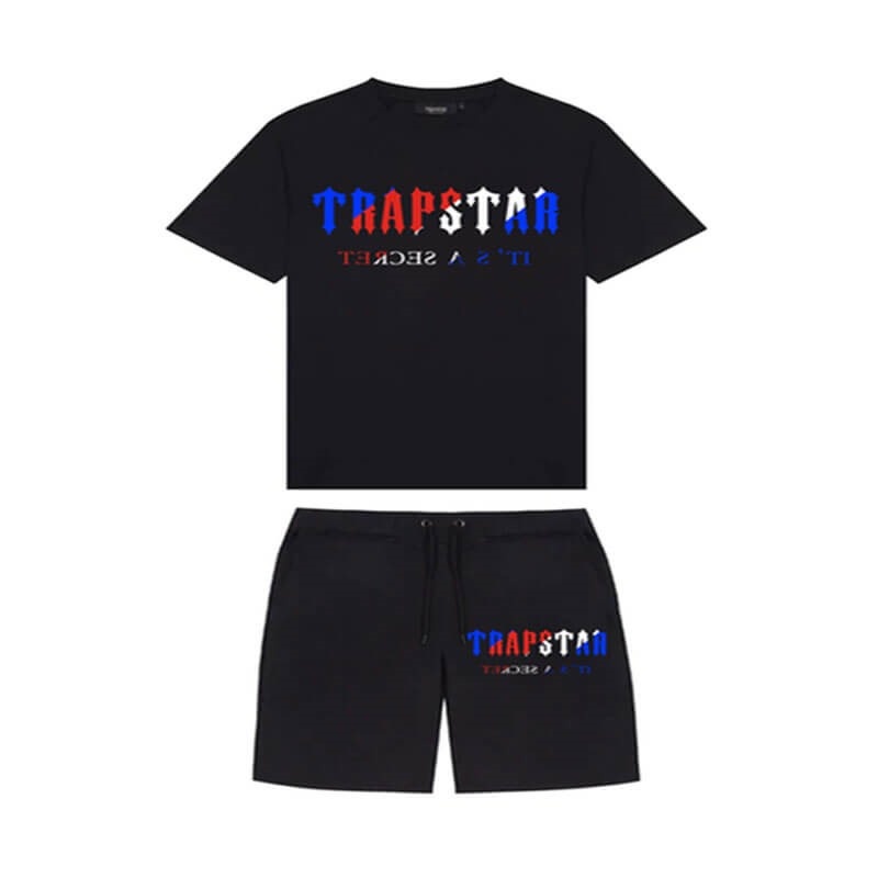 Trapstar It\'s A Secret Set Kurze Hose Herren Schwarz Österreich | TG09-695