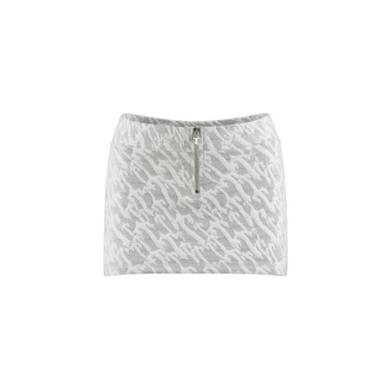 Trapstar Jacquard Mini Röcke Damen Weiß Österreich | IC39-244