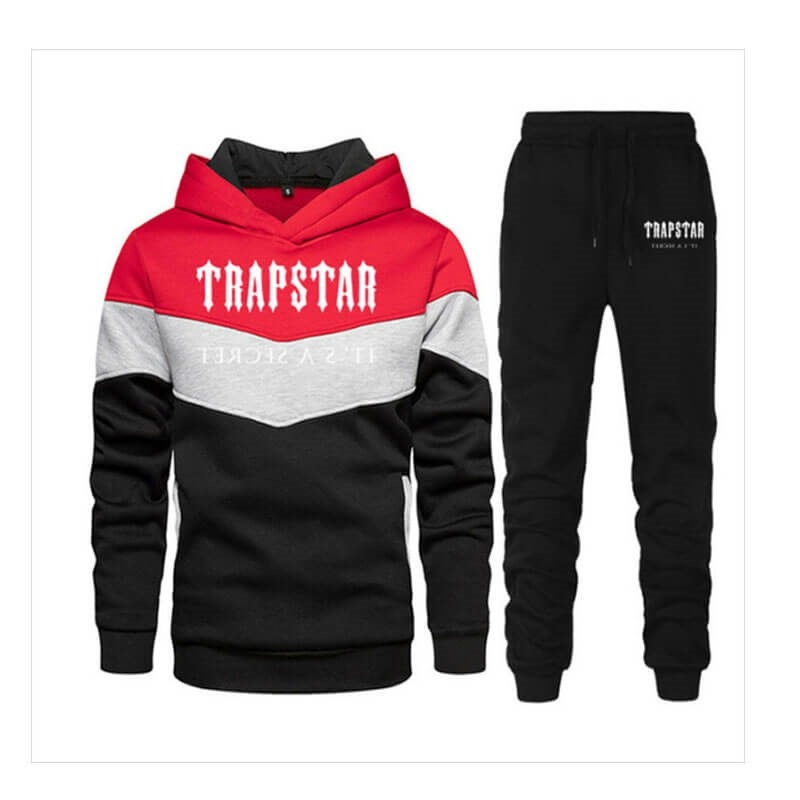 Trapstar Jogging Suit Logo Trainingsanzug Herren Schwarz Österreich | QZ52-545