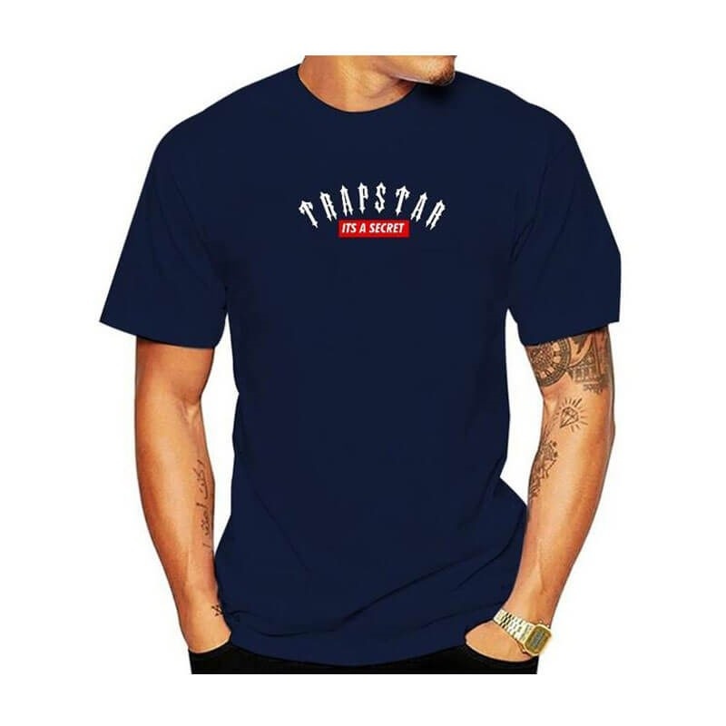 Trapstar London Co-Branded Kurzes Sleeve T-shirts Herren Blau Österreich | MJ66-116