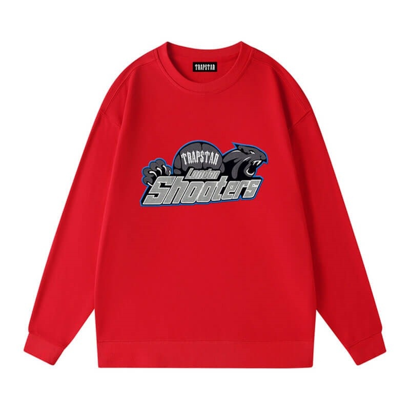 Trapstar London Its Shooters Logo Sweatshirts Herren Rot Österreich | MX00-273