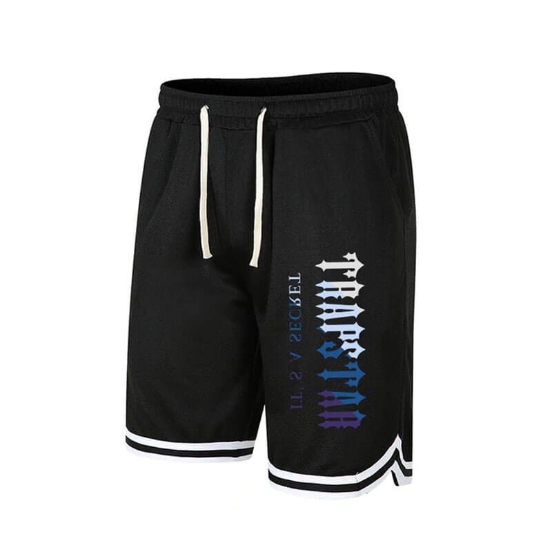 Trapstar Merch It\'s a Secret Kurze Hose Herren Schwarz Österreich | ZX49-220