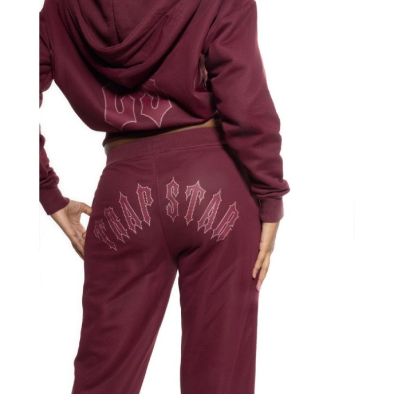 Trapstar Mesh Irongate Arch Jogginghose Damen Bordeaux Österreich | OE42-111