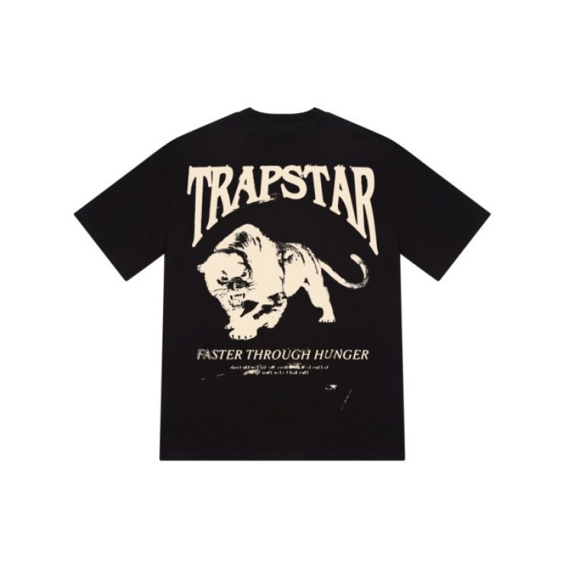 Trapstar Panthera Tee T-shirts Herren Schwarz Österreich | OO91-229