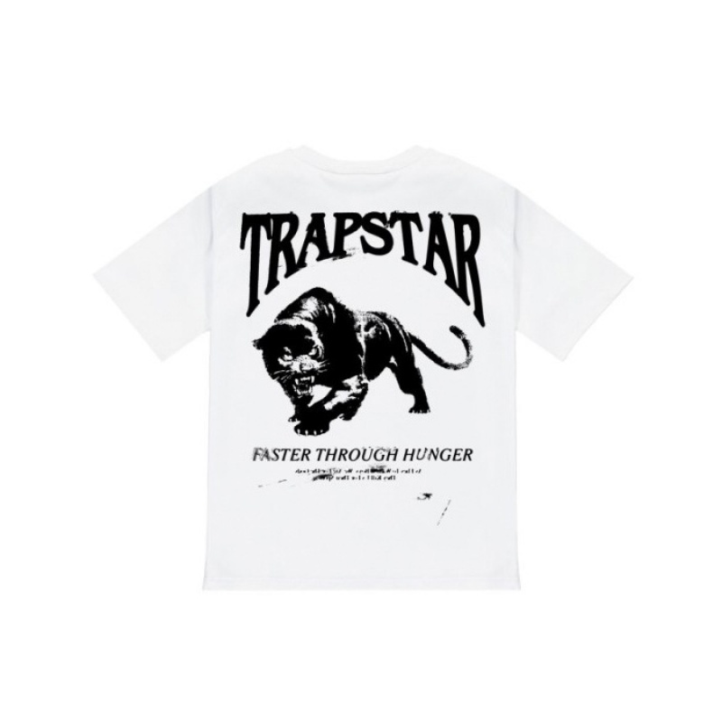 Trapstar Panthera Tee T-shirts Herren Weiß Österreich | PN37-615