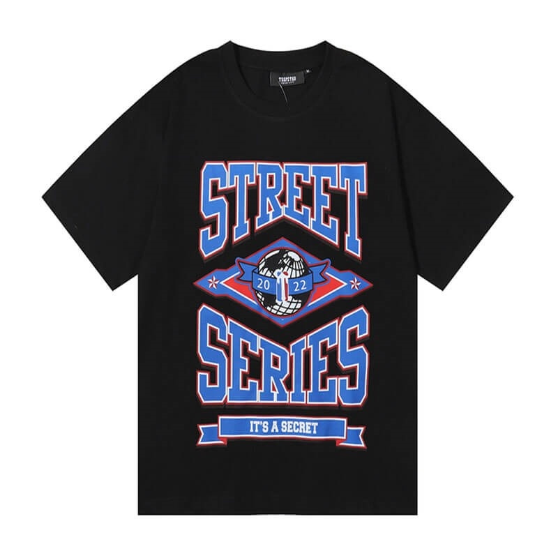 Trapstar Rainbow Street Series Tee T-shirts Herren Schwarz Österreich | PQ87-105