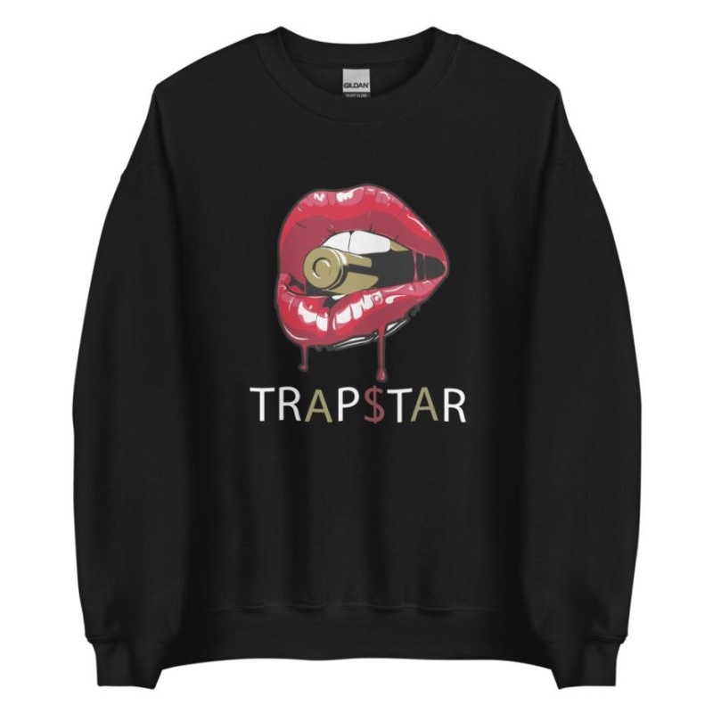 Trapstar Red Lips Sweatshirts Herren Rot Schwarz Österreich | KN02-448