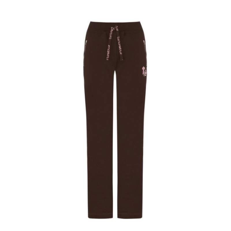 Trapstar Script Zip Leg Jogging Bottoms Hose Damen Braun Rosa Österreich | RJ39-343