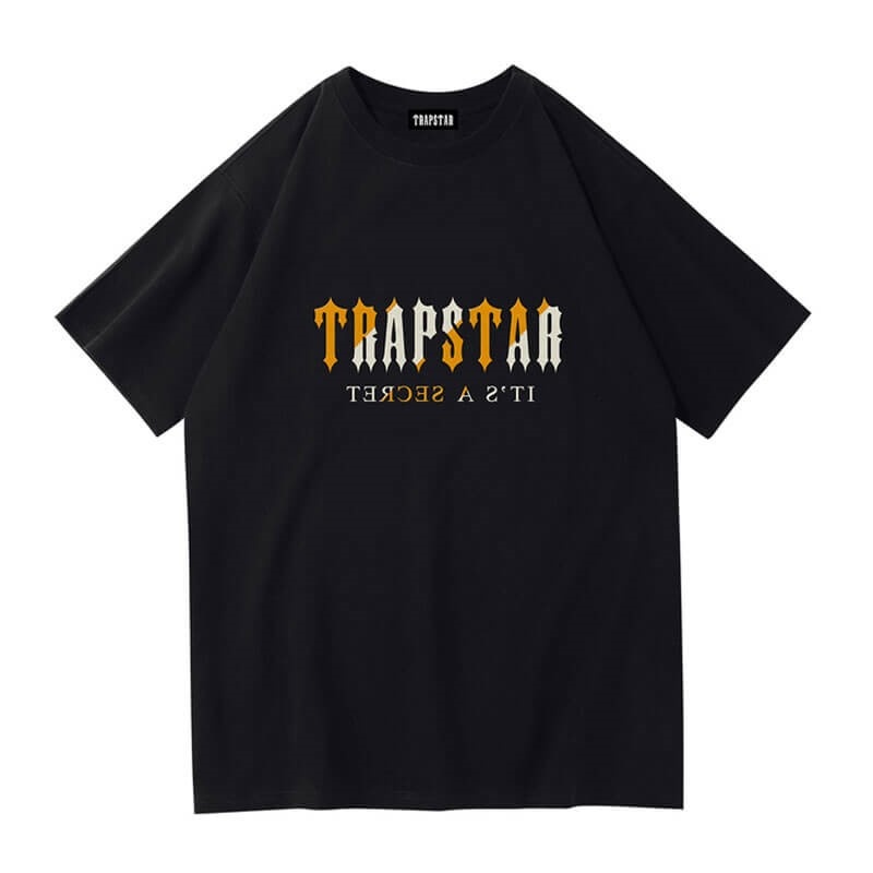 Trapstar Shinning Galaxy its a Secret T-shirts Herren Schwarz Österreich | QR89-814