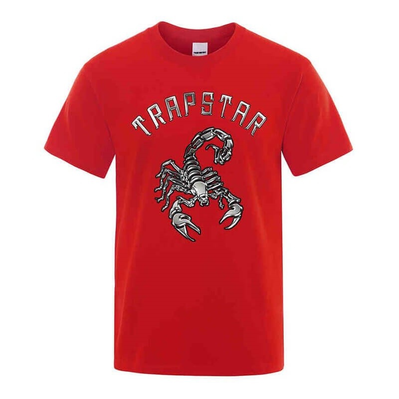 Trapstar Spider Printed Graphic Tee T-shirts Herren Rot Österreich | XR52-959