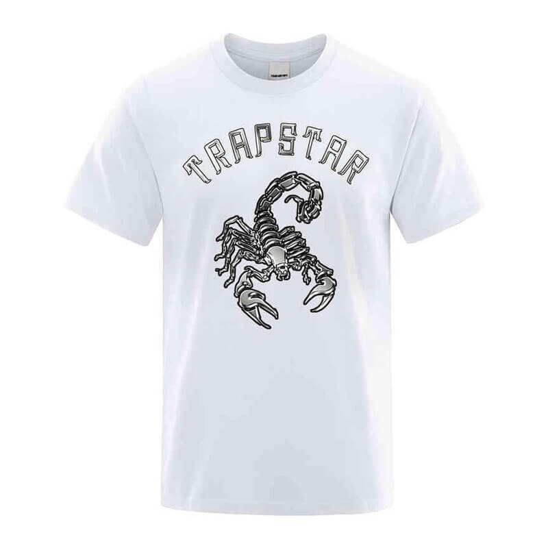 Trapstar Spider Printed Graphic Tee T-shirts Herren Weiß Österreich | RX70-762