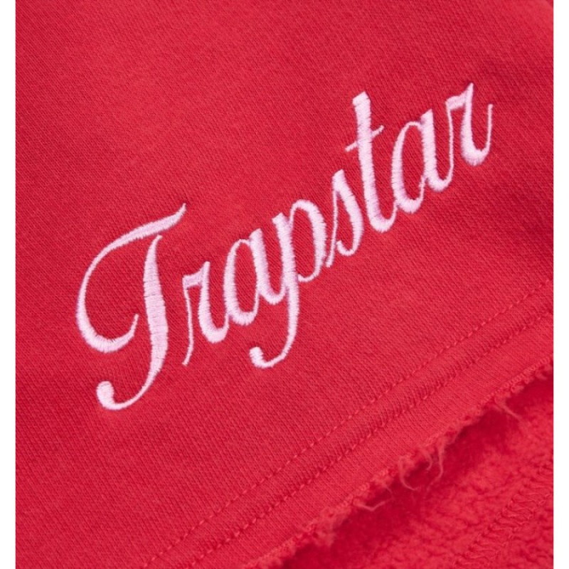 Trapstar TS-Star Kurze Hose Damen Rot Österreich | AZ70-229