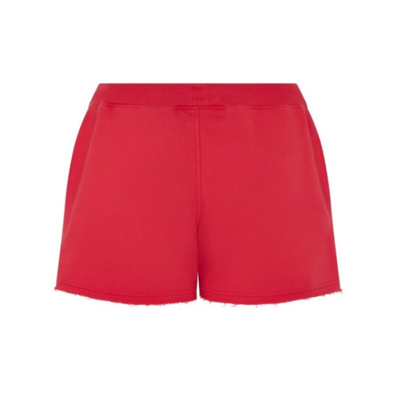 Trapstar TS-Star Kurze Hose Damen Rot Österreich | AZ70-229