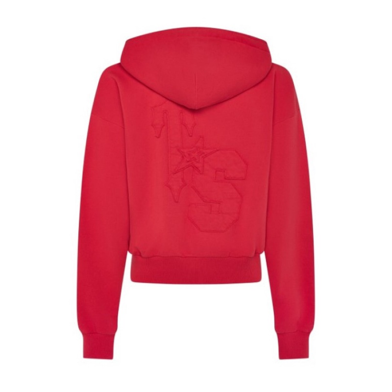 Trapstar TS-Star Zip Up Track Oberteil Damen Rot Österreich | QW91-360