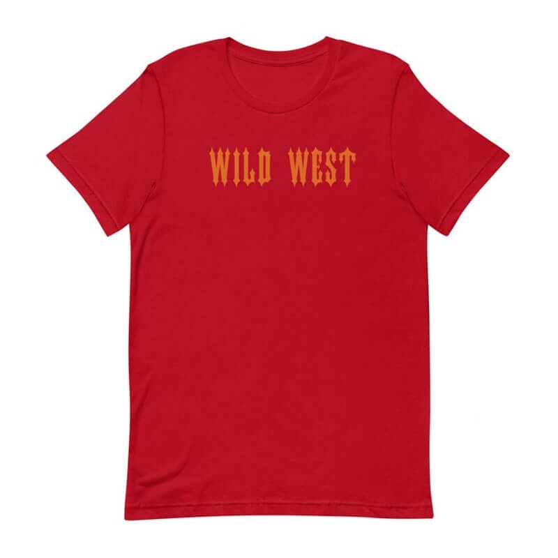 Trapstar Wild West T-shirts Herren Rot Österreich | SX16-891