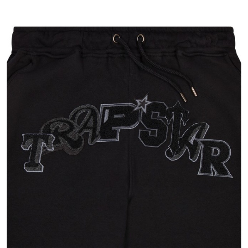 Trapstar Wildcard Chenille Jogging Bottoms Hose Herren Schwarz Österreich | ZN17-657