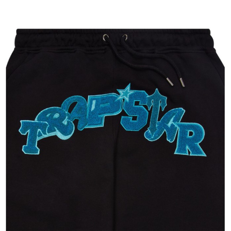 Trapstar Wildcard Jogging Bottoms Hose Herren Schwarz Türkis Österreich | XH91-046