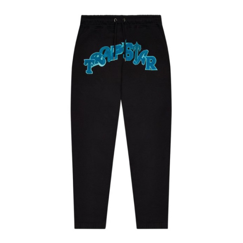 Trapstar Wildcard Jogging Bottoms Hose Herren Schwarz Türkis Österreich | XH91-046