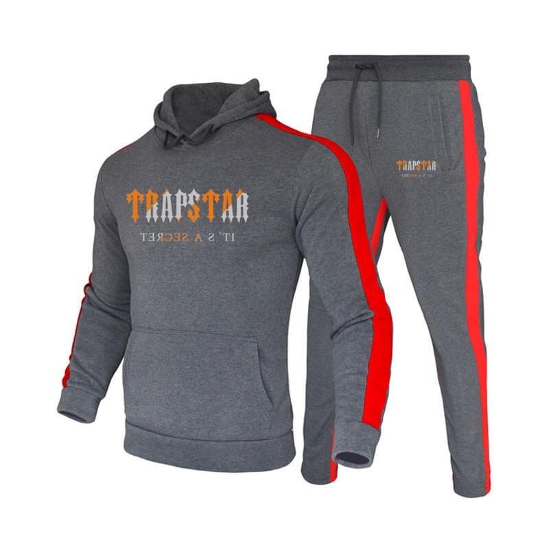 Trapstar Winter Logo Mit Kapuze Trainingsanzug Herren Grau Österreich | DJ01-684